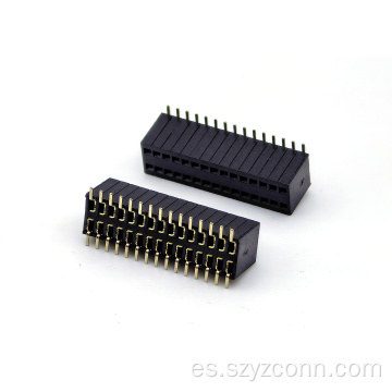 Conector de cabecera hembra de paso de 1,27 mm 30P